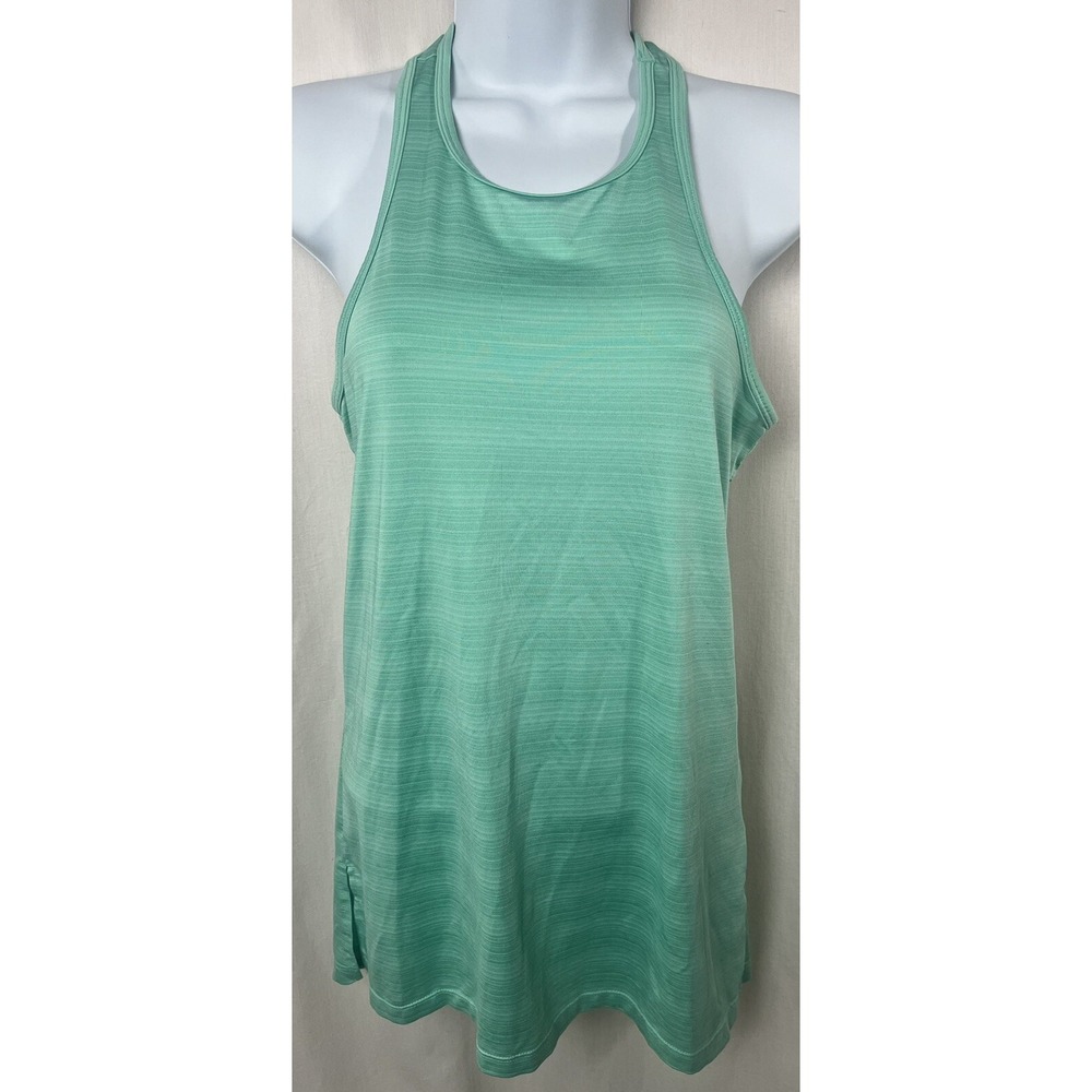 MONDETTA WOMEN'S RACERBACK TANK TOP LIGHT GREEN SIZE SMALL
